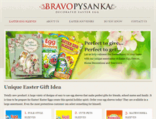 Tablet Screenshot of bravopysanka.com